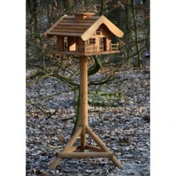 Vogelfutterhaus Almhütte Mit Liebevollen Details, Inkl. Ständer, FSC®, Ca. 56 X 46 X 35,5 Cm -Bestes Gartengeräte Geschäft 0910101340 Vogelfutterhaus Almhuette inkl Staender FSCca56x46x35 5cm 4 60497
