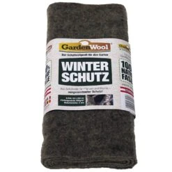 Winterschutzmatte Grau, Faserlänge: Ø45 Mm, 100 % Schafwolle -Bestes Gartengeräte Geschäft 0910250238 Winterschutzmatte grau 50x200cm 55322