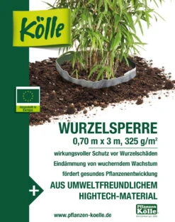 Kölle Wurzelsperre Für Bambus 0,7 X 3 M -Bestes Gartengeräte Geschäft 0910301207 Koelle Wurzelsperre Bambus 0 7x3m 5 50026