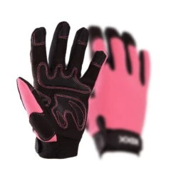 Kölle Arbeitshandschuh "Kira" Rosa/schwarz -Bestes Gartengeräte Geschäft 0910703036 Koelle Arbeitshandschuh Kira Gr07 rosa schwarz 2 16817