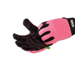 Kölle Arbeitshandschuh "Kira" Rosa/schwarz -Bestes Gartengeräte Geschäft 0910703036 Koelle Arbeitshandschuh Kira Gr07 rosa schwarz 3 16818