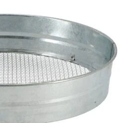 Erdsieb, Silber, Verzinkter Stahl, Ca. Ø37 Cm -Bestes Gartengeräte Geschäft 0910850541 Erdsieb zoom 117923