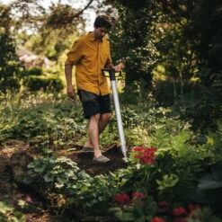 Blumenzwiebel-Pflanzer Xact, Schwarz/orange, Ca. 105 X 30 X 31 Cm -Bestes Gartengeräte Geschäft 0920101167 xact blumenzwiebel pflanzer 2 118043