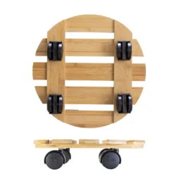 Multi Roller Bambus, 100 Kg Tragkraft, Ø 29 Cm -Bestes Gartengeräte Geschäft 0920600474 multi roller bambus hell 1 116673