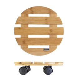 Multi Roller Bambus, 100 Kg Tragkraft, Ø 29 Cm -Bestes Gartengeräte Geschäft 0920600474 multi roller bambus hell 6 116668