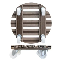 Multi Roller WPC, Tragkraft 150 Kg, Taupe, Ca. 11 X 39 X 39 Cm -Bestes Gartengeräte Geschäft 0920600508 multi roller wpc taupe 1 116703