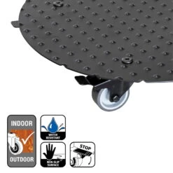 Pflanzenroller 'Alaska', Tragkraft 150 Kg, Anthrazit, Alu, 7 X 38 X 38 Cm -Bestes Gartengeräte Geschäft 0920600519 pflanzenroller alaska 5 116735