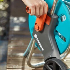 Schlauchwagen AquaRoll S, Gardena, Schlauchlängen Bis 15 M -Bestes Gartengeräte Geschäft 0930200441 Schlauchwagen Aqua Roll S Set kpl mit 20m Schlauch und Systemteilen 2 61599