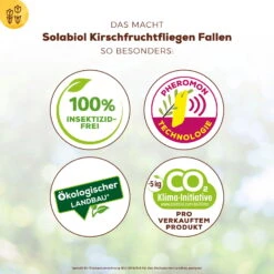 Solabiol Kirschfruchtfliegenfalle, 5er-Pack -Bestes Gartengeräte Geschäft 0950200760 Solabiol Kirschfruchtfliegenfalle 5Stueck 2 107241