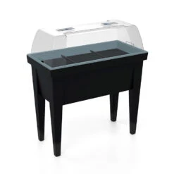 Hochbeet Mit Deckel, Anthrazit, Ca. 80 X 40 X 88 Cm -Bestes Gartengeräte Geschäft 0980250095 Hochbeet mBeinen und Deckel anthrazit 80x40x88cm 48944