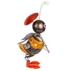 Biene Mit Regenschirm, Metall, 71 X 35 X 43 Cm -Bestes Gartengeräte Geschäft 0980306336 Koelle Biene mit Regenschirm 1 85631