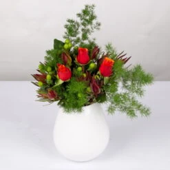 Blumenbund Rose 'Espana' Mit Zierspargel, Mit Gratis Grußkarte -Bestes Gartengeräte Geschäft 1025700026 Strauss Rosen Espana 1 102758