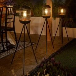 Solarlaterne 'Lighthouse', Schwarz, Metall, Höhe 92 Cm 6 Solarlaterne 'Lighthouse', Schwarz, Metall, Höhe 92 Cm -Bestes Gartengeräte Geschäft 2950100608 Solar Motive Laterne metall Modell Lighthouse H92cm 1 96752