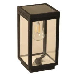 Solar-Tischleuchte 'Amsterdam', Schwarz, Ø 12 X H 22 Cm -Bestes Gartengeräte Geschäft 2950100715 Solar Kunststoff Tischleuchte Amsterdam 1 120466