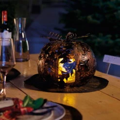 Gartenleuchte Kürbis Mit Blatt, Kupfer, Ca. 23,5 X 28 Cm 5 Gartenleuchte Kürbis Mit Blatt, Kupfer, Ca. 23,5 X 28 Cm -Bestes Gartengeräte Geschäft 2950200261 Kuerbis mit Blatt 3 90116