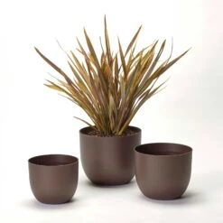 Pflanzkübel 'Rio', Rost, Ø 34 X H 28 Cm