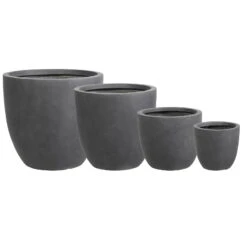 Kölle Pflanzgefäß Basic Eggli / Grafit, Frostsicher, Mit Ablaufloch -Bestes Gartengeräte Geschäft 3210801224 3210801225 3210801226 3210801227 Koelle Pflanzgefaess Basic Eggli grafit Varianten D25 D35 D45 D55 61788