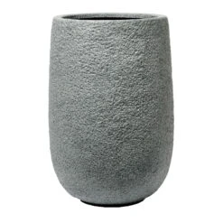 Pflanzgefäß Rock Line Lenham, Granitgrau, Ø 35 X H 53 Cm