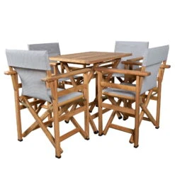 Holz-Regiesessel 'Matera' -Bestes Gartengeräte Geschäft 3910201636 Holz Regiesessel Matera Textilen grau 12 102297