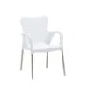 Best Stapelsessel Maui Silber/weiß