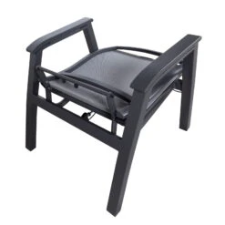 Loungesessel 'Paris', Grau/schwarz -Bestes Gartengeräte Geschäft 3910302694 Loungesessel Paris inkl Auflage 1 118561