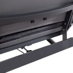 Loungesessel 'Paris', Grau/schwarz -Bestes Gartengeräte Geschäft 3910302694 Loungesessel Paris inkl Auflage 24 118562