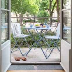 Lafuma Klappstuhl 'Chaise Balcony II', Blau, Ca. 83 X 44 X 48 Cm -Bestes Gartengeräte Geschäft 3910302714 Klappstuhl Chaise Balcony II Batyline Ciel 10 118613