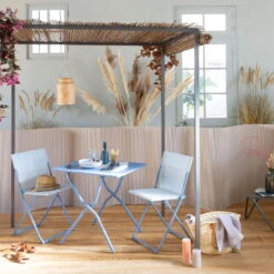 Lafuma Klappstuhl 'Chaise Balcony II', Blau, Ca. 83 X 44 X 48 Cm -Bestes Gartengeräte Geschäft 3910302714 Klappstuhl Chaise Balcony II Batyline Ciel 9 118614