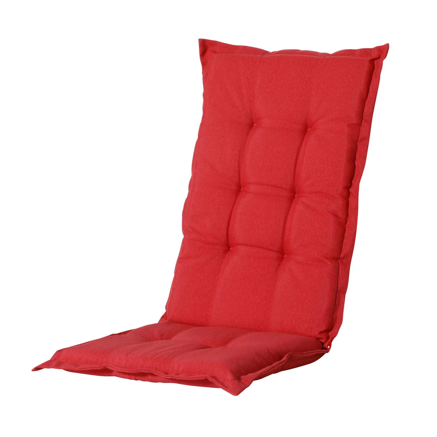 Madison Hochlehnerauflage 'Panama', Rot, Ca. 123 X 50 Cm 1 Madison Hochlehnerauflage 'Panama', Rot, Ca. 123 X 50 Cm
