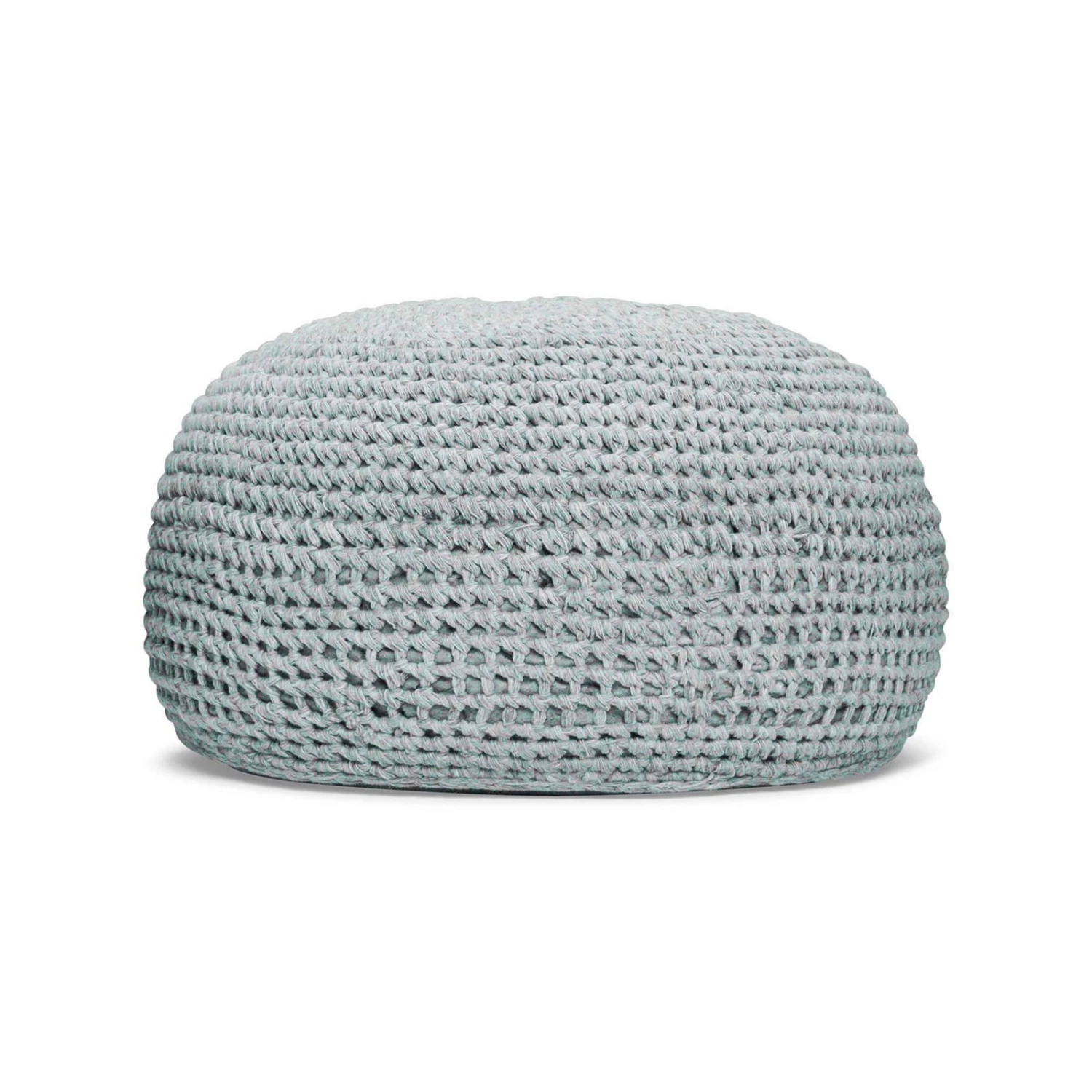 Best Pouf 'Ronda', Soft Blue, Ca. 55 X 55 X 41 Cm 1 Best Pouf 'Ronda', Soft Blue, Ca. 55 X 55 X 41 Cm