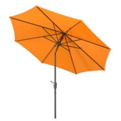 Mittelstockschirm 'Harlem', Ø Ca. 270 Cm 10 Mittelstockschirm 'Harlem', Ø Ca. 270 Cm -Bestes Gartengeräte Geschäft 3910501918 Sonnenschirm Harlem mandarine 6 90175