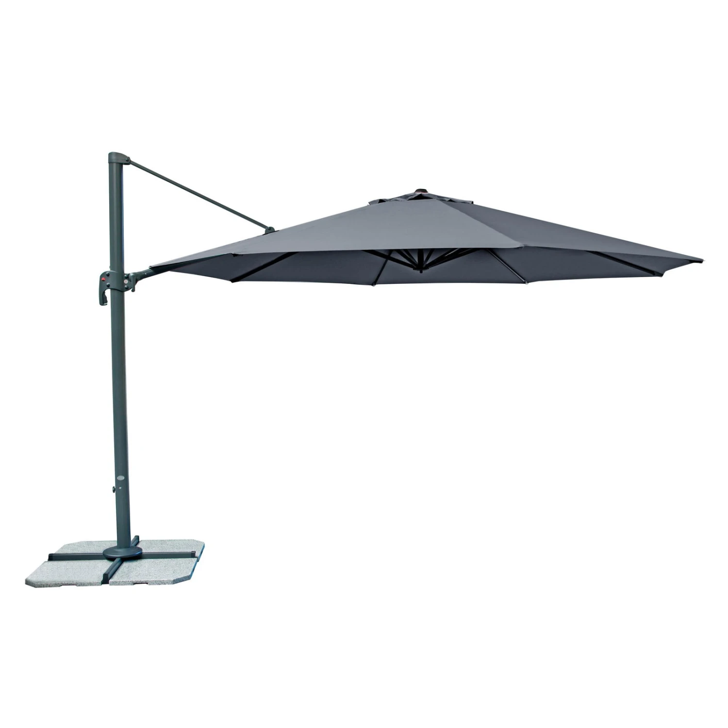 Doppler Pendelschirm 'Ravenna 400', Um 360° Drehbar, Ø 400 Cm 2 Doppler Pendelschirm 'Ravenna 400', Um 360° Drehbar, Ø 400 Cm – Bild 2