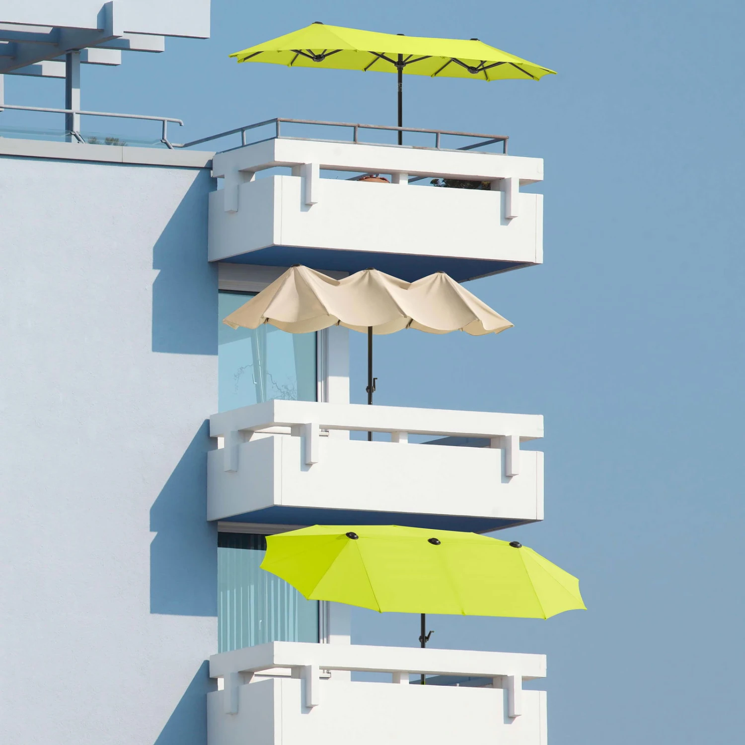 Sonnenschirm Salerno, Mit Schutzhülle, Ca. 300 X 150 Cm 9 Sonnenschirm Salerno, Mit Schutzhülle, Ca. 300 X 150 Cm – Bild 9