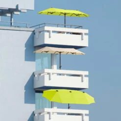 Sonnenschirm Salerno, Mit Schutzhülle, Ca. 300 X 150 Cm 22 Sonnenschirm Salerno, Mit Schutzhülle, Ca. 300 X 150 Cm -Bestes Gartengeräte Geschäft 3910503034 Sonnenschirm Salerno ca300x150cm apfelgruen13 71434