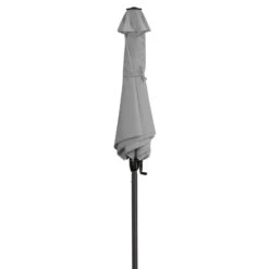Doppler Sonnenschirm 'Basic Lift Neo', Ø 180 Cm -Bestes Gartengeräte Geschäft 3910503047 Sonnenschirm Basic Lift Neo hellgrau 3 93656