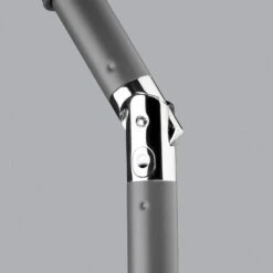 Mittelstockschirm 'Sevilla', Ø Ca. 270 Cm -Bestes Gartengeräte Geschäft 3910503154 Sonnenschirm Sevilla silbergrau 3 90484