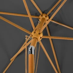 Mittelstockschirm 'Malaga', Ca. 300 X 200 Cm -Bestes Gartengeräte Geschäft 3910503159 Sonnenschirm Malaga anthrazit 2 90513