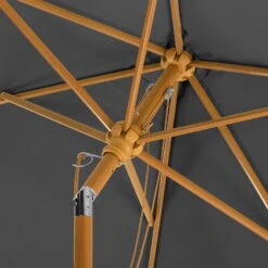 Mittelstockschirm 'Malaga', Ca. 300 X 200 Cm -Bestes Gartengeräte Geschäft 3910503159 Sonnenschirm Malaga anthrazit 3 90514