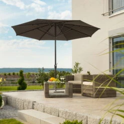 Mittelstockschirm 'Korsika', Ø Ca. 320 Cm