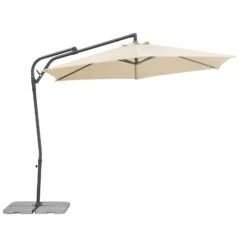 Bestes Gartengeräte Geschäft -Bestes Gartengeräte Geschäft 3910503207 Ampelschirm Genua natur 1 90679