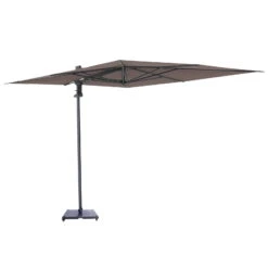 Madison Pendelschirm 'St. Tropez', Taupe, Ca. 355 X 300 Cm