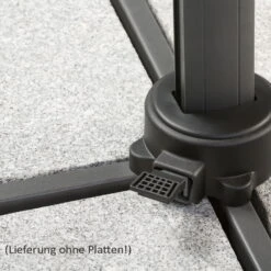 Pendelschirm 'Rhodos', Anthrazit, Ca. 300 X 300 Cm 28 Pendelschirm 'Rhodos', Anthrazit, Ca. 300 X 300 Cm -Bestes Gartengeräte Geschäft 3910503326 Pendelschirm Rhodos Twist Green Style ca 300x300cm anthrazit 16 119130