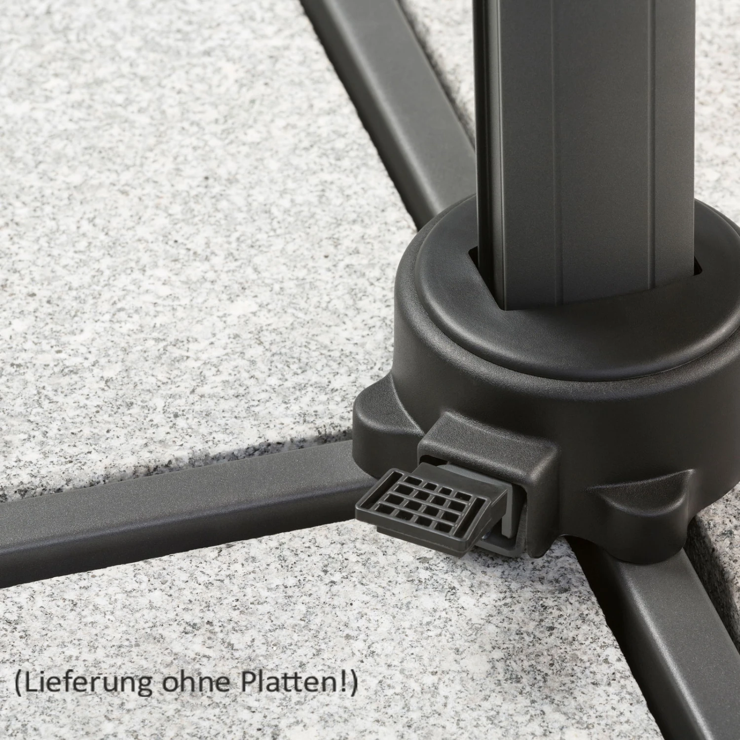 Pendelschirm 'Rhodos', Anthrazit, Ca. 300 X 300 Cm 13 Pendelschirm 'Rhodos', Anthrazit, Ca. 300 X 300 Cm – Bild 13