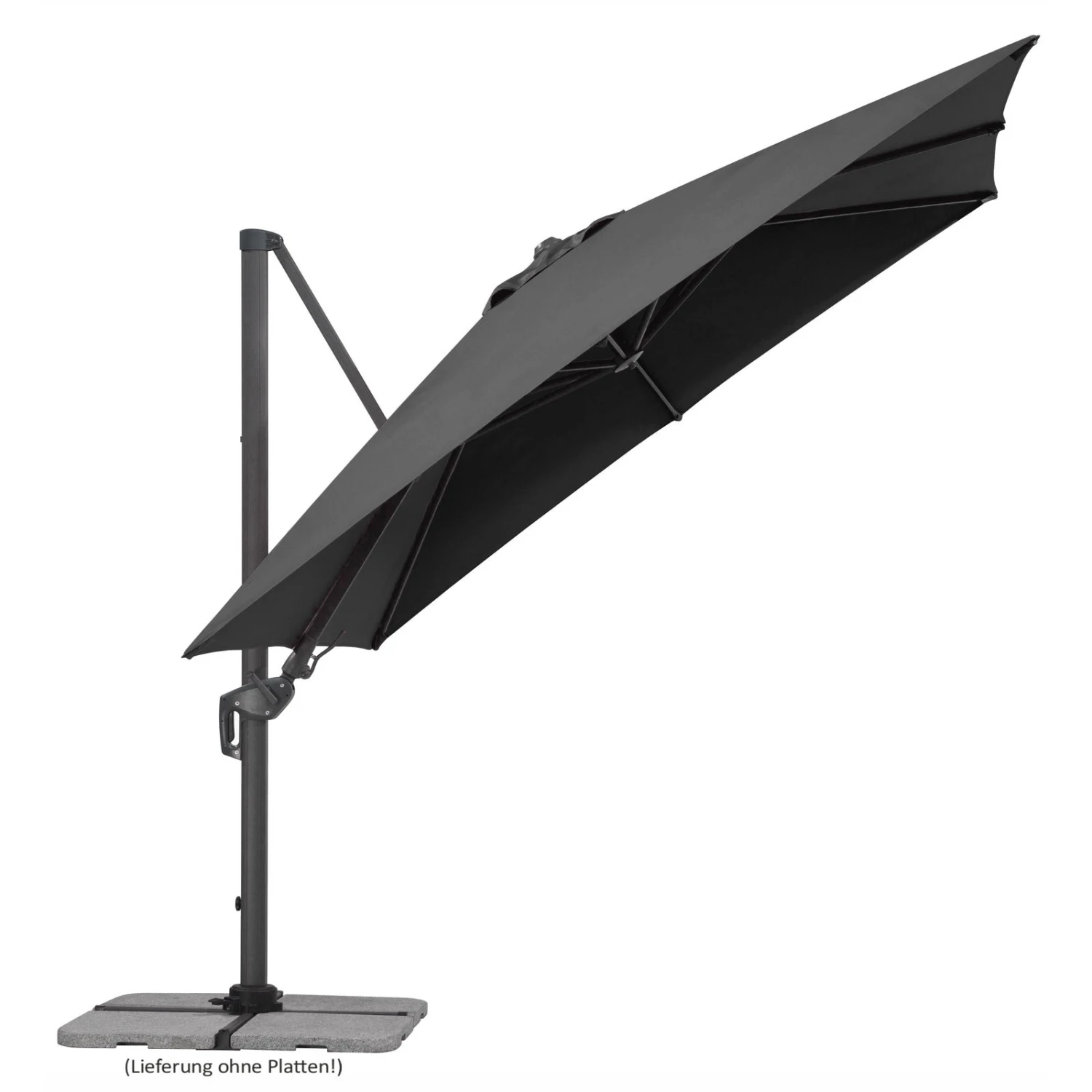 Pendelschirm 'Rhodos', Anthrazit, Ca. 300 X 300 Cm 5 Pendelschirm 'Rhodos', Anthrazit, Ca. 300 X 300 Cm – Bild 5