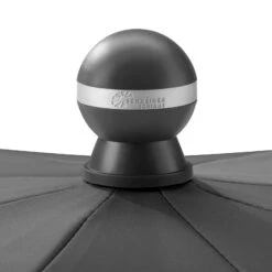 Sonnenschirm 'Locarno', Ø 220 Cm -Bestes Gartengeräte Geschäft 3910503329 Sonnenschirm Locarno ca D 220cm anthrazit 11 119166