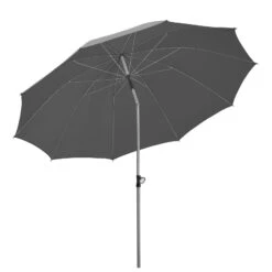 Sonnenschirm 'Locarno', Ø 220 Cm -Bestes Gartengeräte Geschäft 3910503329 Sonnenschirm Locarno ca D 220cm anthrazit 6 119159