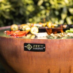 Edelstahl-Feuerstelle 'TRIA', Rost, 100 X 55 X 100 Cm -Bestes Gartengeräte Geschäft 3920100752 Feuerstelle TRIA rost 3 110904