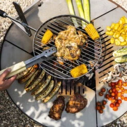 Edelstahl-Feuerstelle 'TRIA', Rost, 100 X 55 X 100 Cm -Bestes Gartengeräte Geschäft 3920100752 Feuerstelle TRIA rost ca100x55x100cm 3 125230