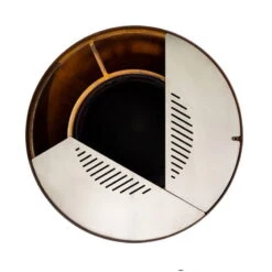 Edelstahl-Feuerstelle 'TRIA', Rost, 100 X 55 X 100 Cm -Bestes Gartengeräte Geschäft 3920100752 Feuerstelle TRIA rost ca100x55x100cm 5 125228