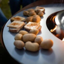 Feuerstelle 'Wave', Rost, Edelstahl, Ca. 100 X 55 X 100 Cm -Bestes Gartengeräte Geschäft 3920100768 Feuerstelle WAVE rost ca100x55x100cm 1 125244